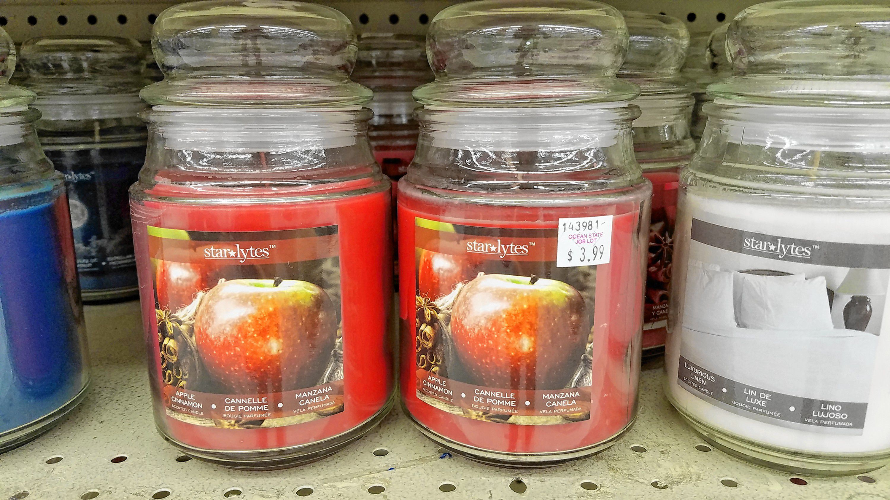 Make your house smell like a freshly baked apple pie -- without the hassle of actually baking a pie -- with these apple cinnamon-scented candles.  JON BODELL / Insider staff