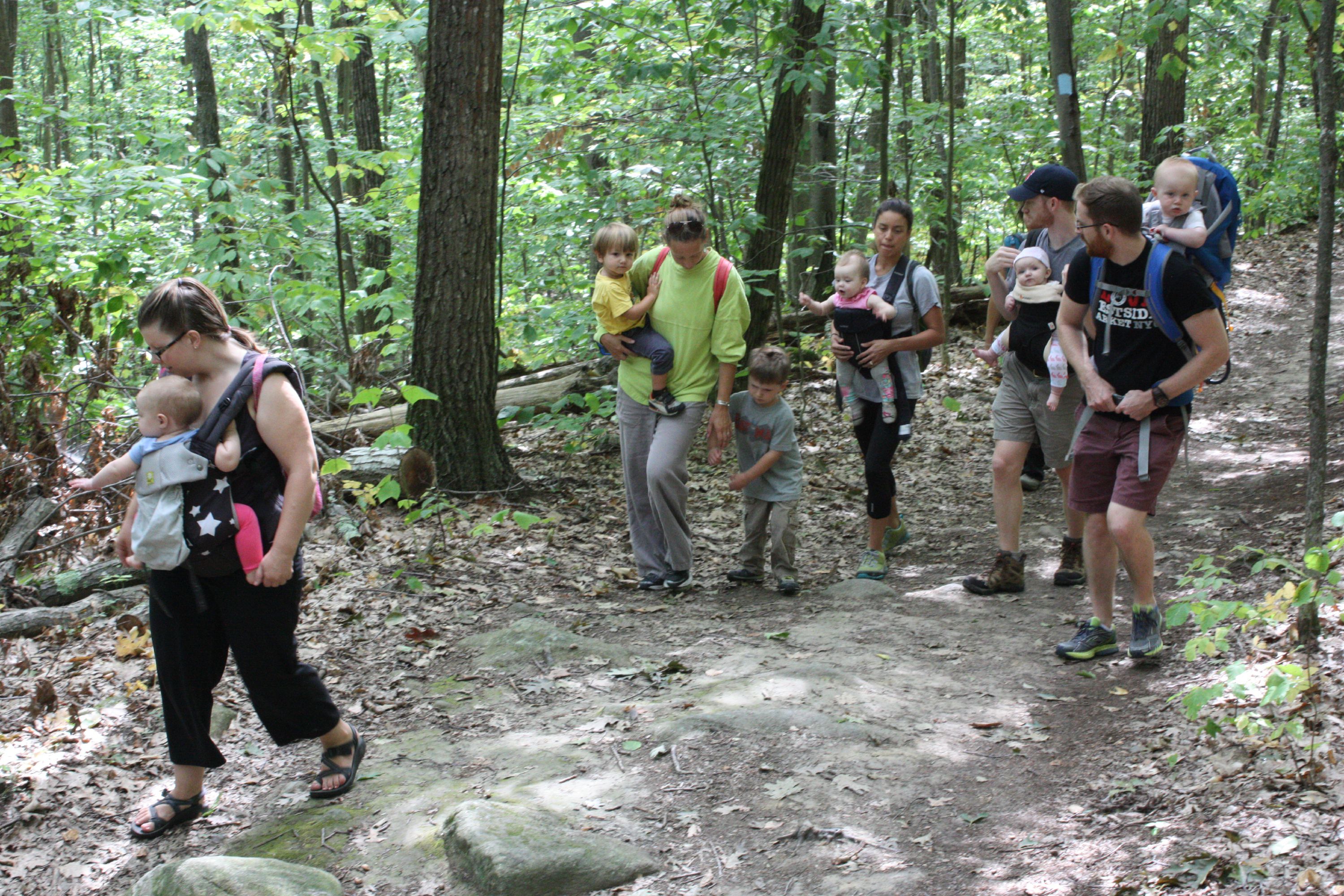 It was a perfect day for Nature Babies at Marjory Swope Park last week. Look at how much fun all these parents and kids are having hiking through the woods. JON BODELL / Insider staff