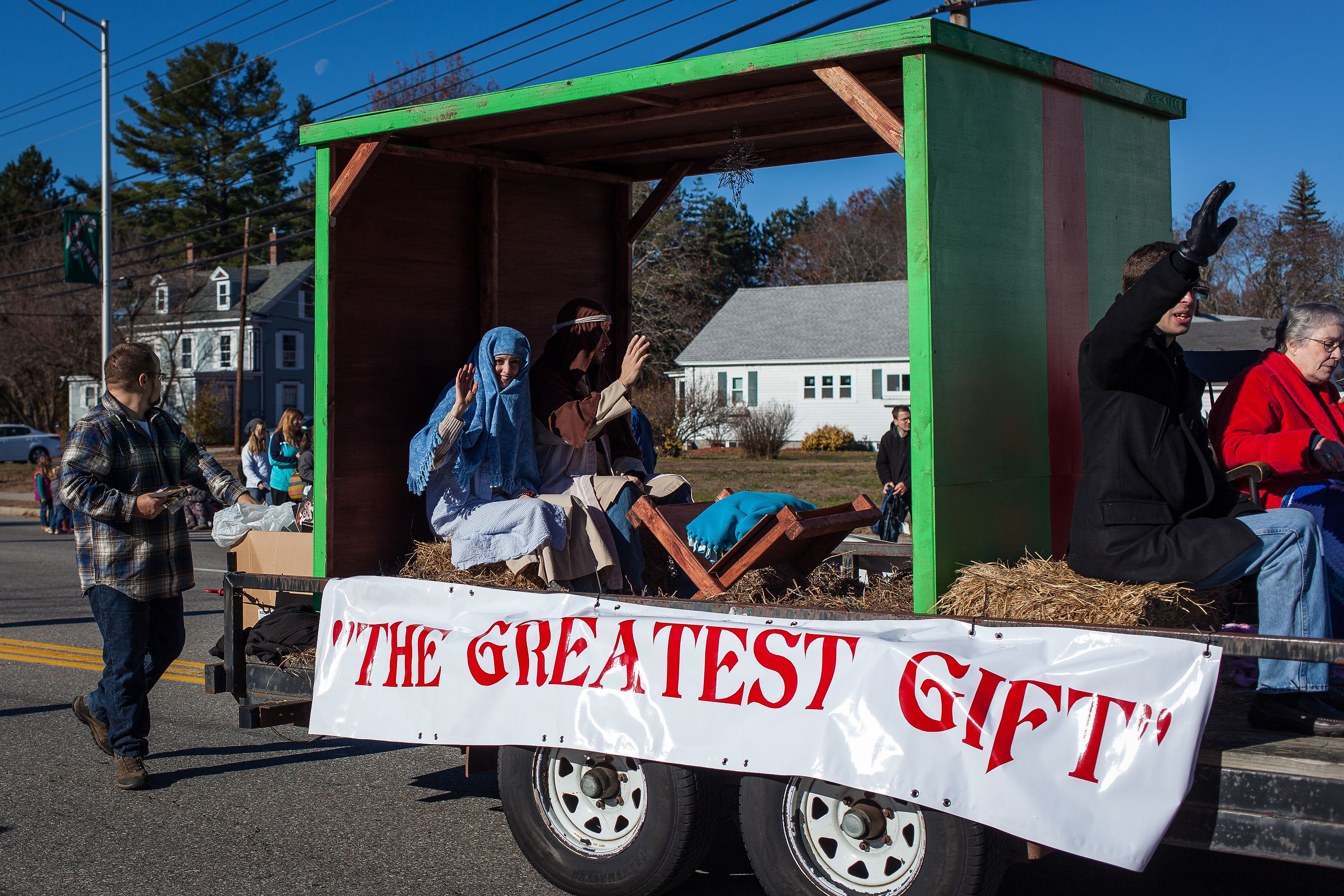 Granite State Baptist Church participates in the annual Concord Christmas parade on the Heights on Saturday, Nov. 19, 2016. (ELIZABETH FRANTZ / Monitor staff) ELIZABETH FRANTZ