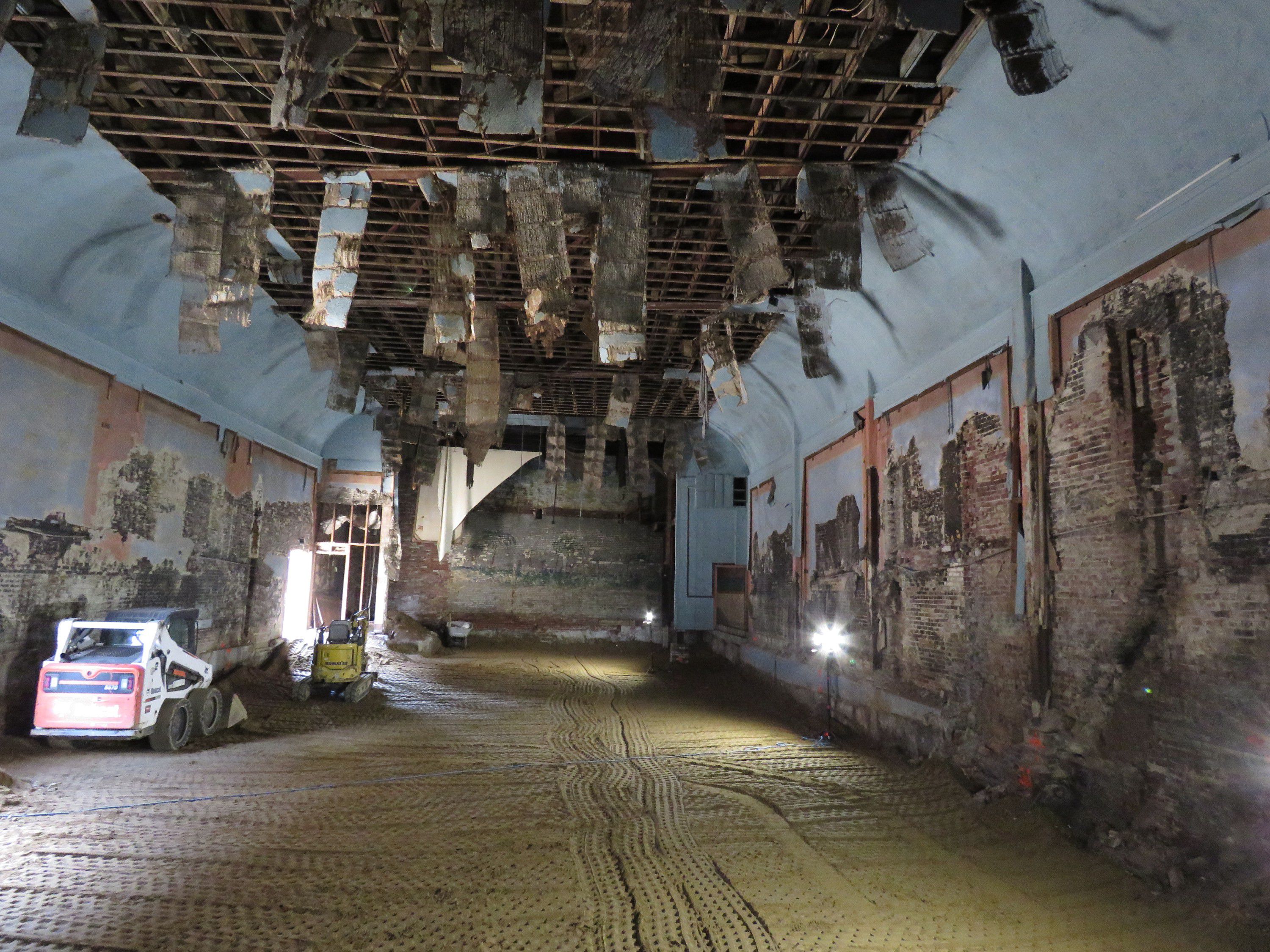 An interior of the old Concord Theatre is shown on August 29, 2018. Caitlin Andrews