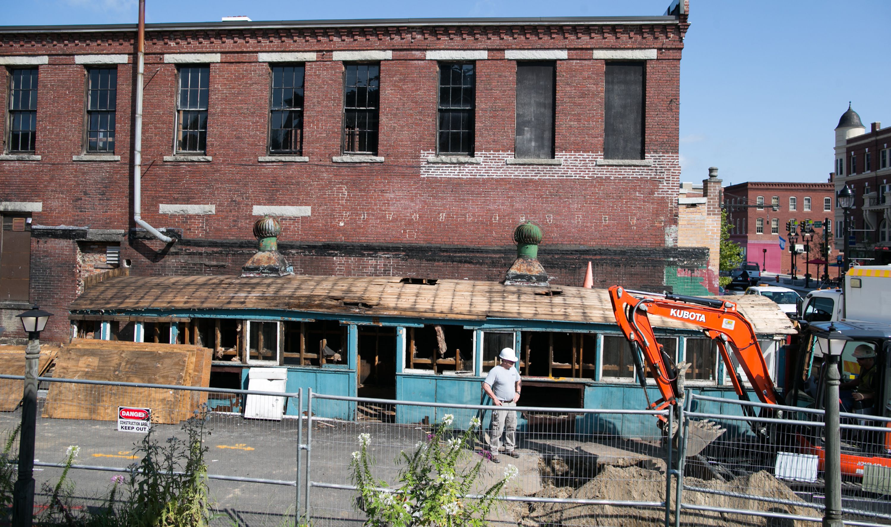 Capital Center for the Arts moves ahead with Concord Theatre project as work started on site Monday, August 27, 2018 in downtown Concord. GEOFF FORESTER