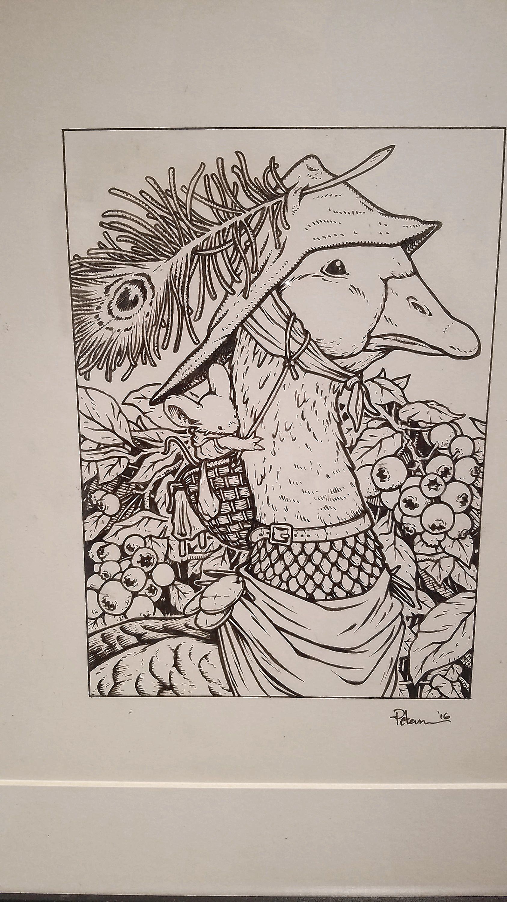 Mouse Guard: Goose Print Original Art, 2017. JON BODELL / Insider staff