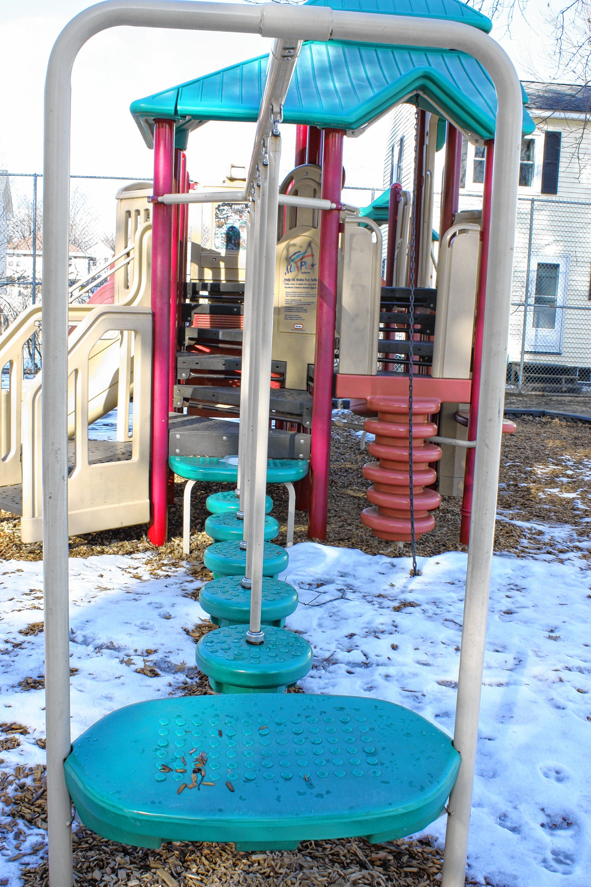 This play structure was featured in a previous scavenger hunt from a few years ago, only this time we shot it from the opposite side. Let's say we took this from the west side of the park, just for kicks... JON BODELL / Insider staff