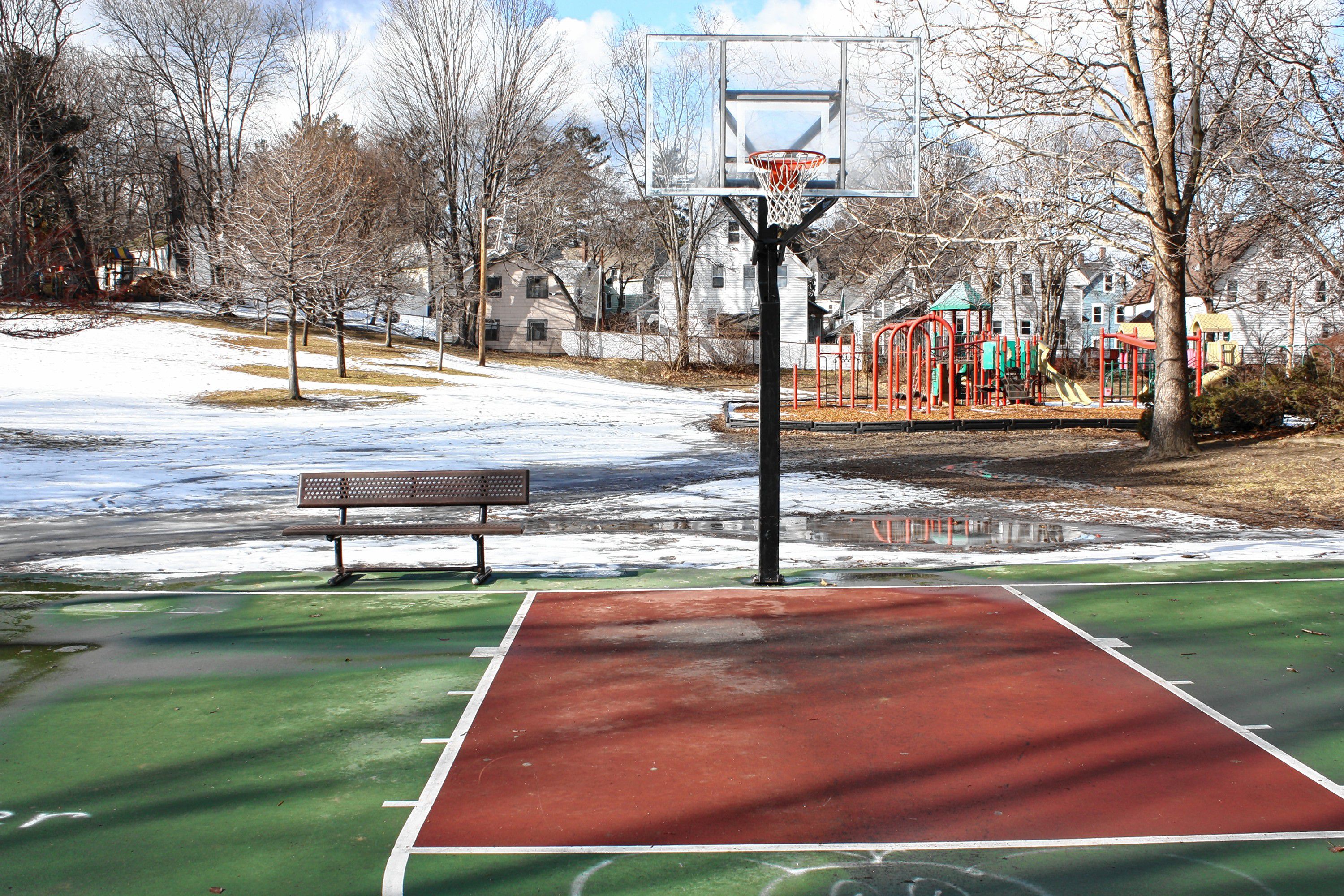 This is one of the few parks in the city that boasts a top-notch, full-size basketball court, including glass backboards and actual paint in the paint -- what a treat for all the Boys & Girls who use it. JON BODELL / Insider staff