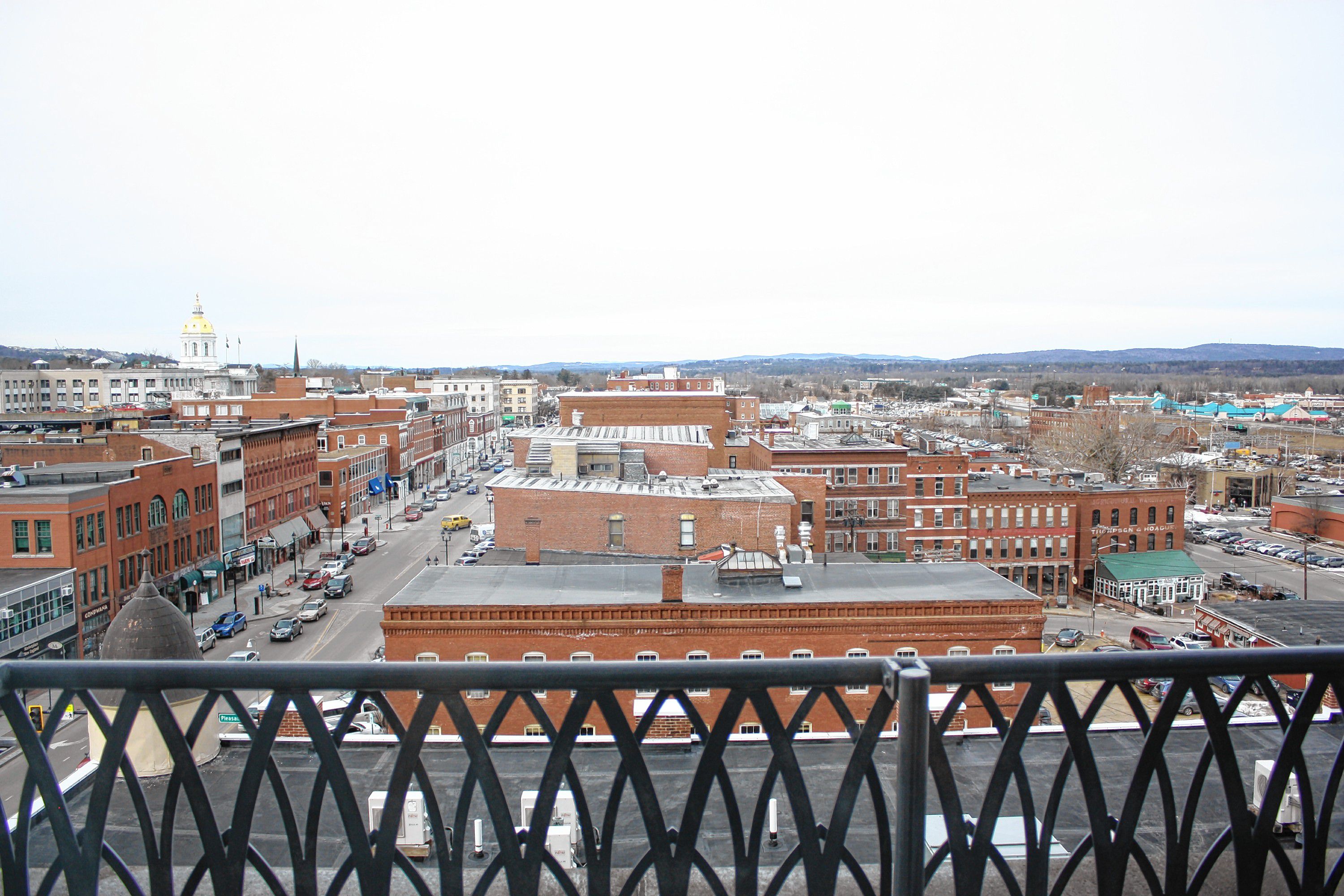 The signature feature of The Hotel Concord is its stunning views of downtown Concord. Most rooms have huge windows providing unrivaled views of the city, and several even have balconies that will be open this spring. JON BODELL / Insider staff