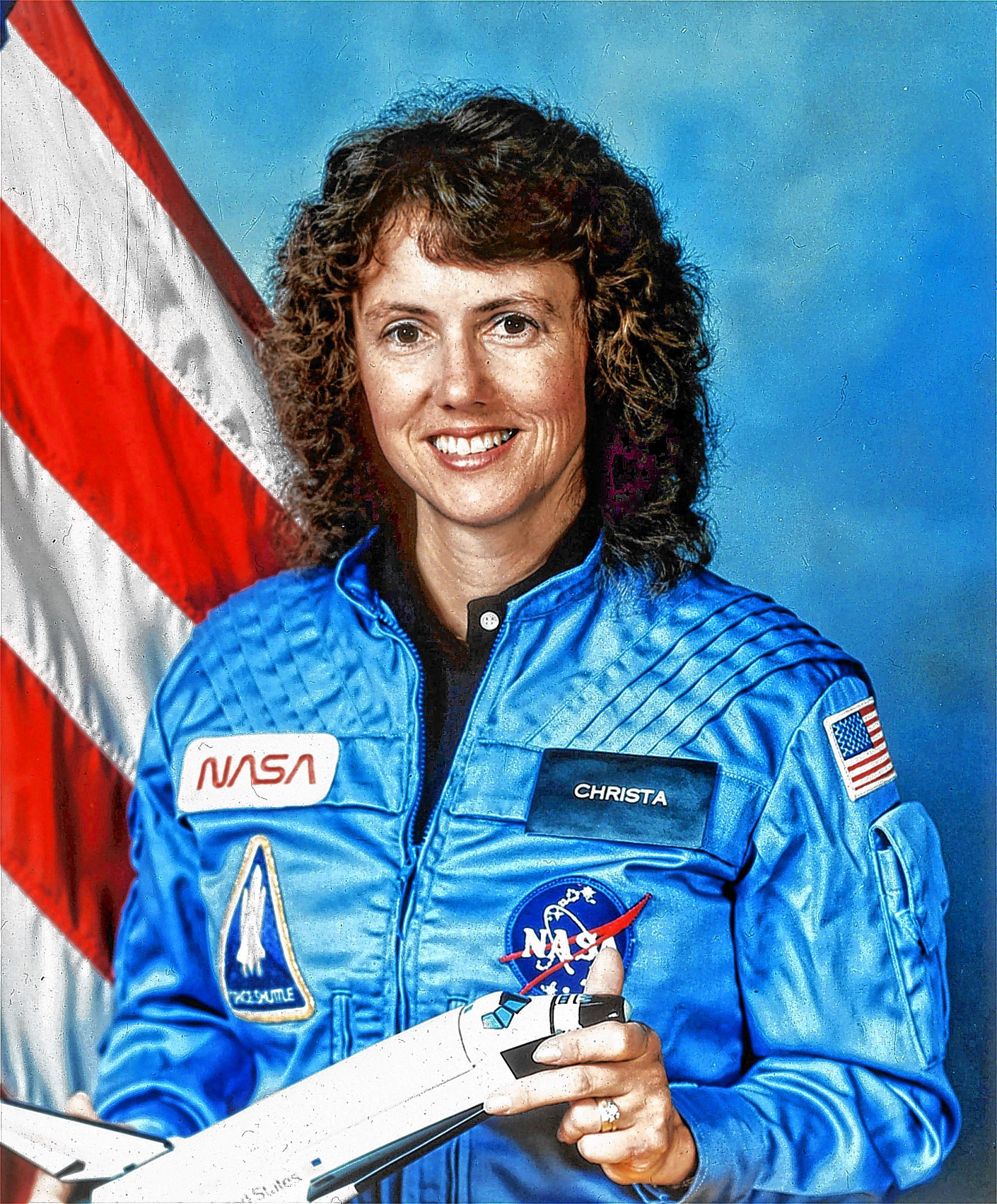 FILE - This undated file photo provided by NASA shows New Hampshire teacher Christa McAuliffe. McAuliffe was aboard Space Shuttle Challenger on Jan. 28, 1986, when the vehicle exploded shortly after liftoff at the Kennedy Space Center. All seven members of the crew on board perished. (AP Photo/NASA, File) Anonymous