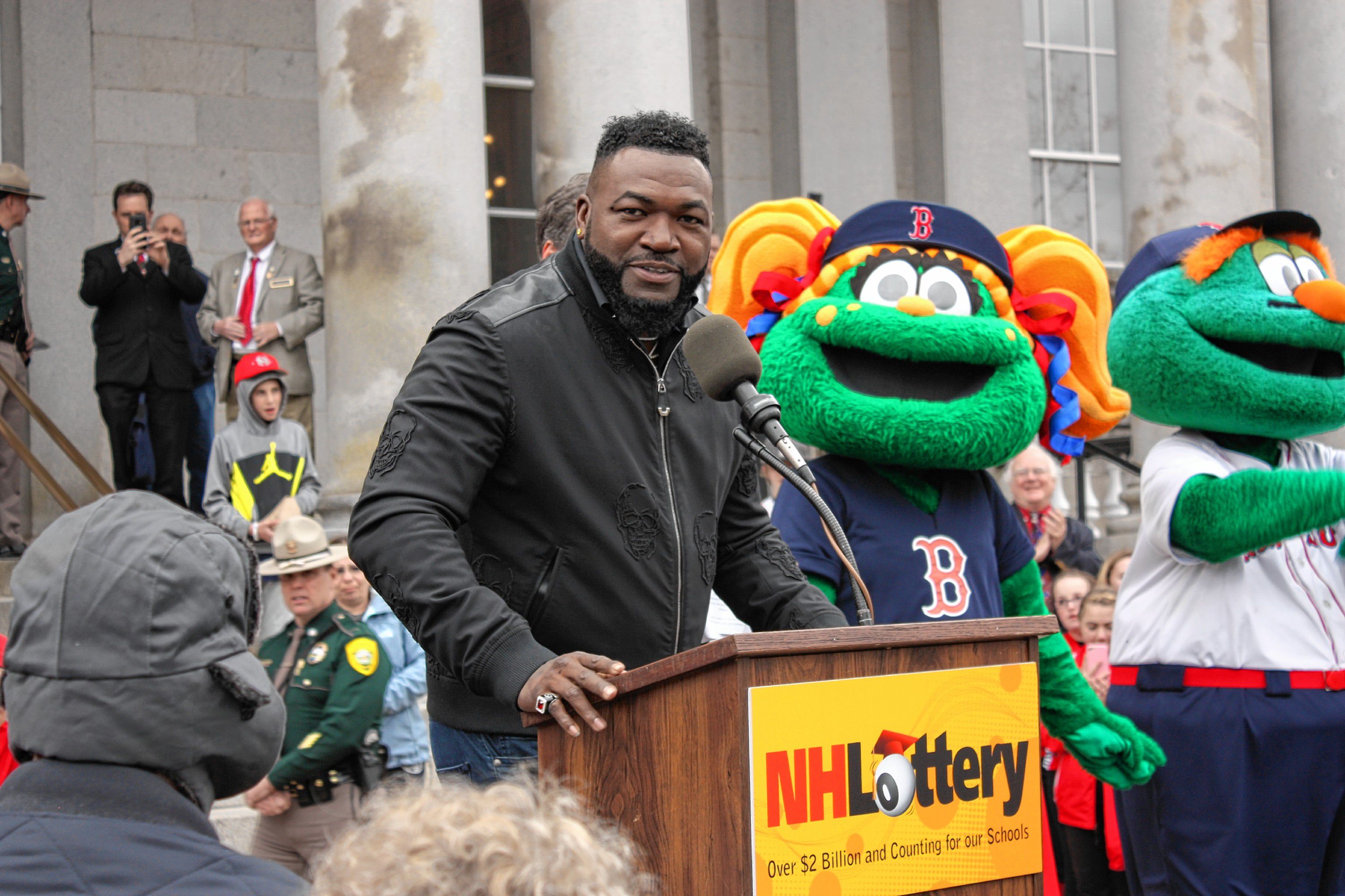 David Ortiz speaks at Red Sox camp