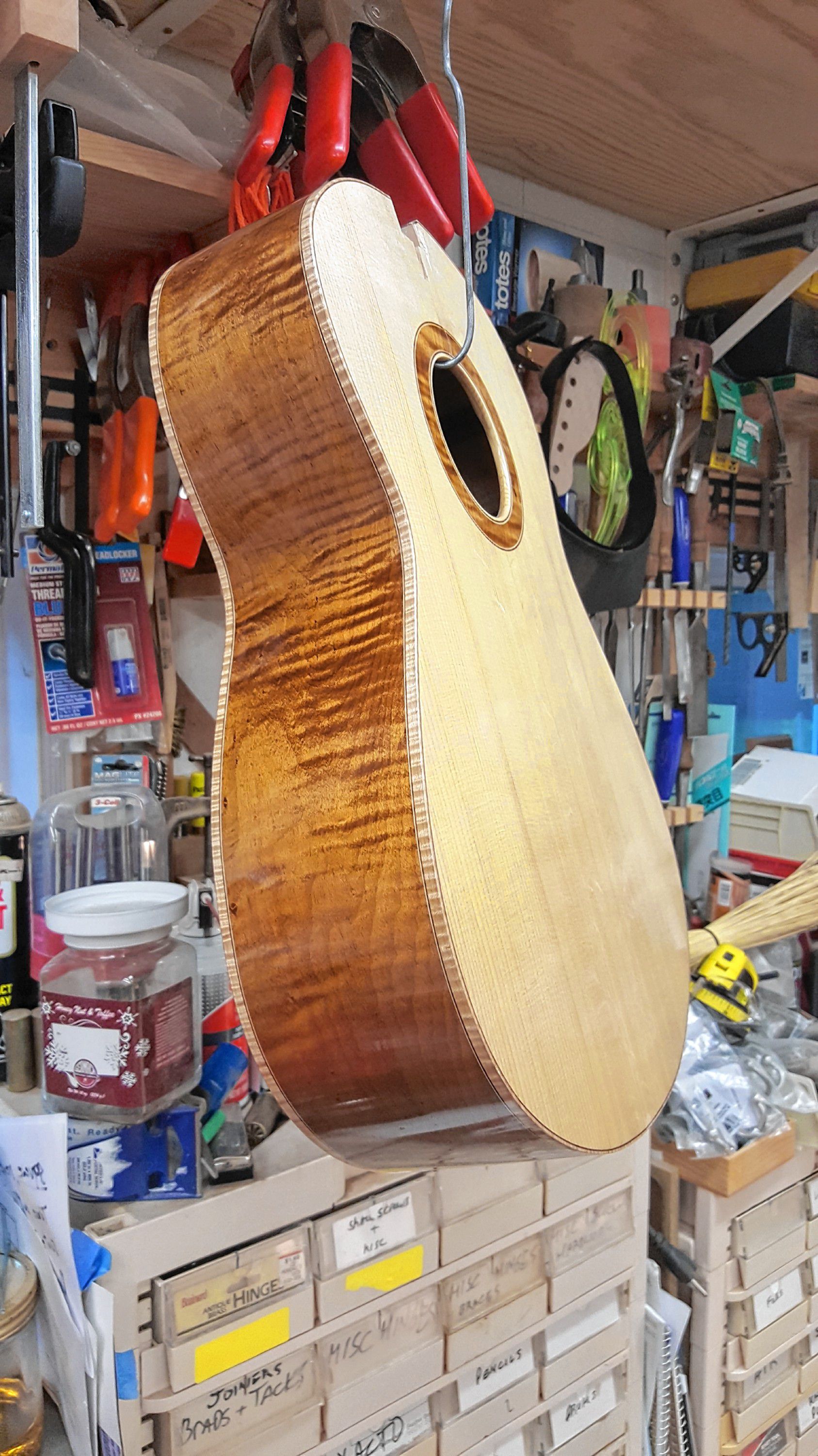 Luthier Steve Marcq makes guitars by hand, and he'll be demonstrating his skills at Traditional Craft Days at Canterbury Shaker Village on Sunday. Courtesy of Steve Marcq