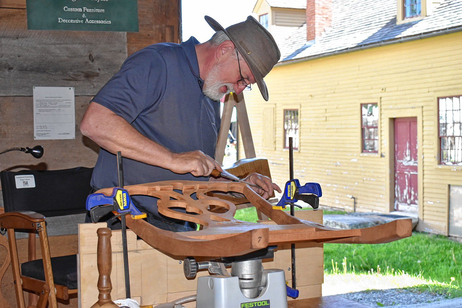 Canterbury Shaker Village will host its second annual Traditional Craft Days on June 29 and 30. The weekend will feature demonstrations of traditional Shaker crafts, live music, food, tours and more.  Courtesy of Canterbury Shaker Village