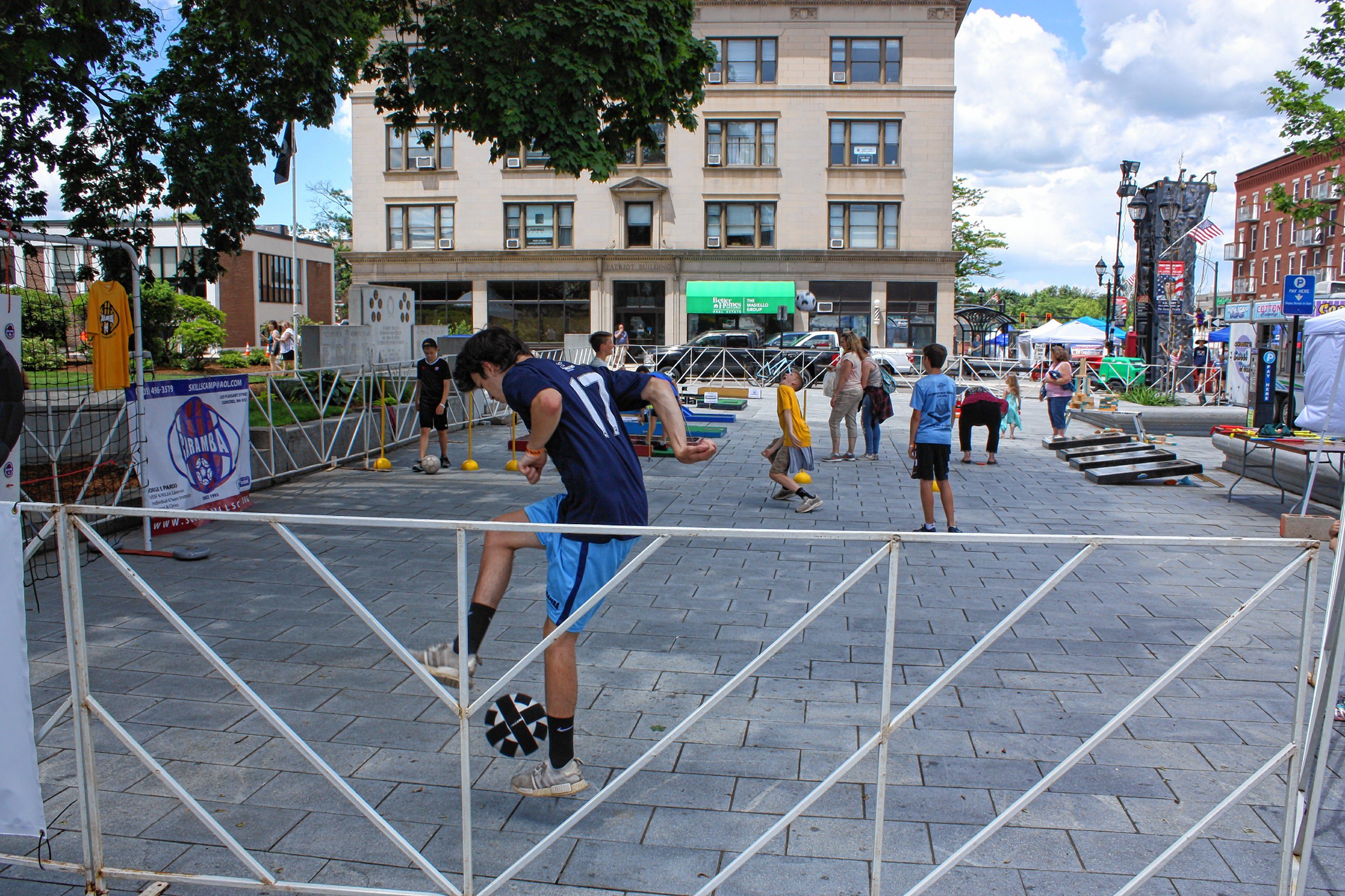 The Kid Zone saw heavy use during Market Days, with youngsters booting soccer balls and sinking putts all weekend long.  JON BODELL / Insider staff