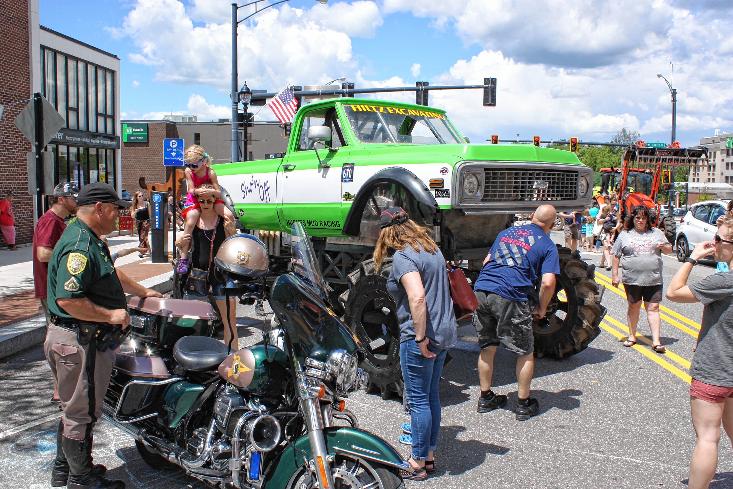 Of all the vehicles featured at Market Days, this ultra-lifted truck seemed to be attracting the most attention on Saturday. JON BODELL / Insider staff