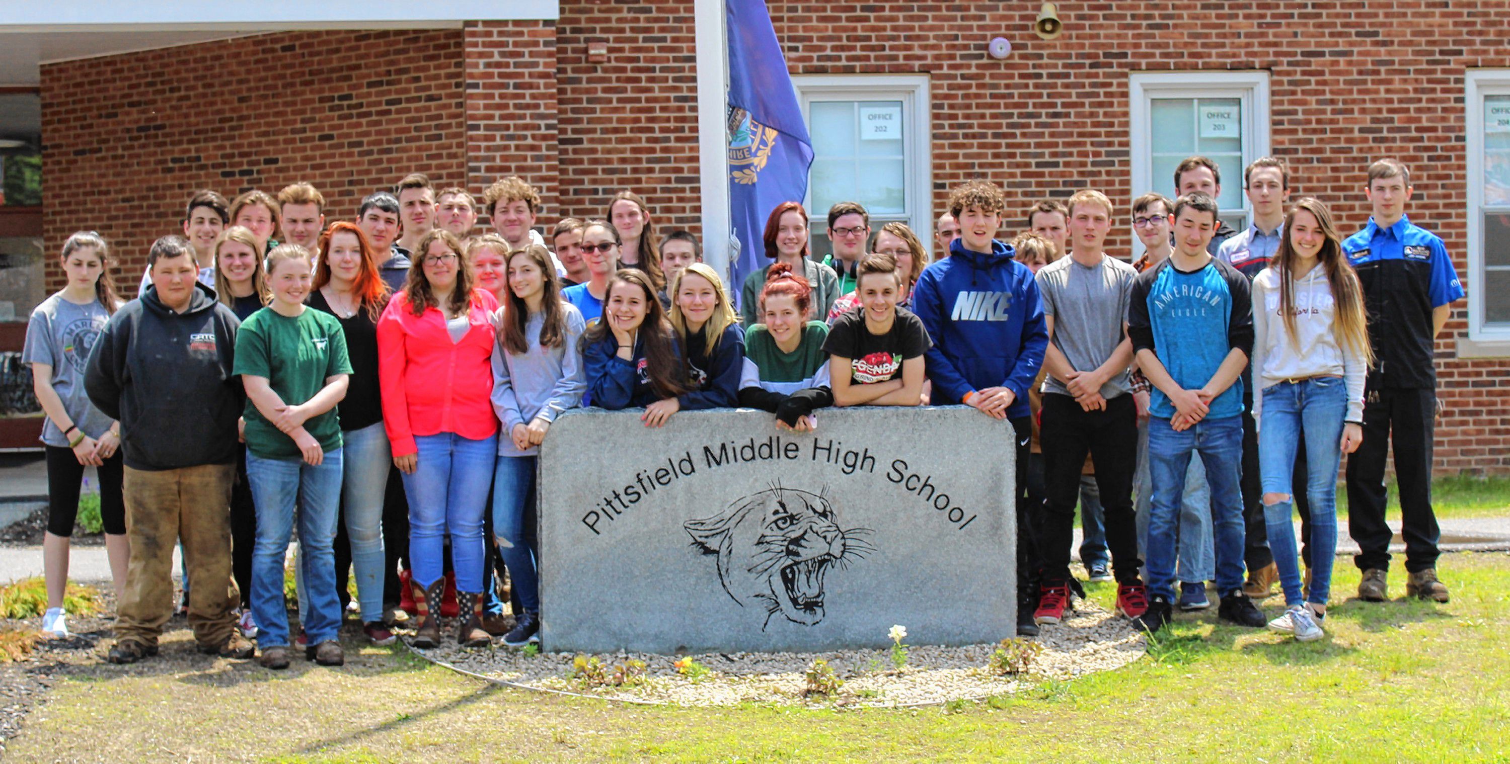 Pittsfield Middle High School Class of 2019. Courtesy of Pittsfield Middle High School