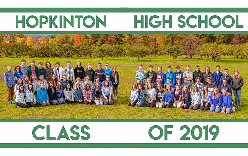 Hopkinton High School Class of 2019. Courtesy of Hopkinton Middle High School