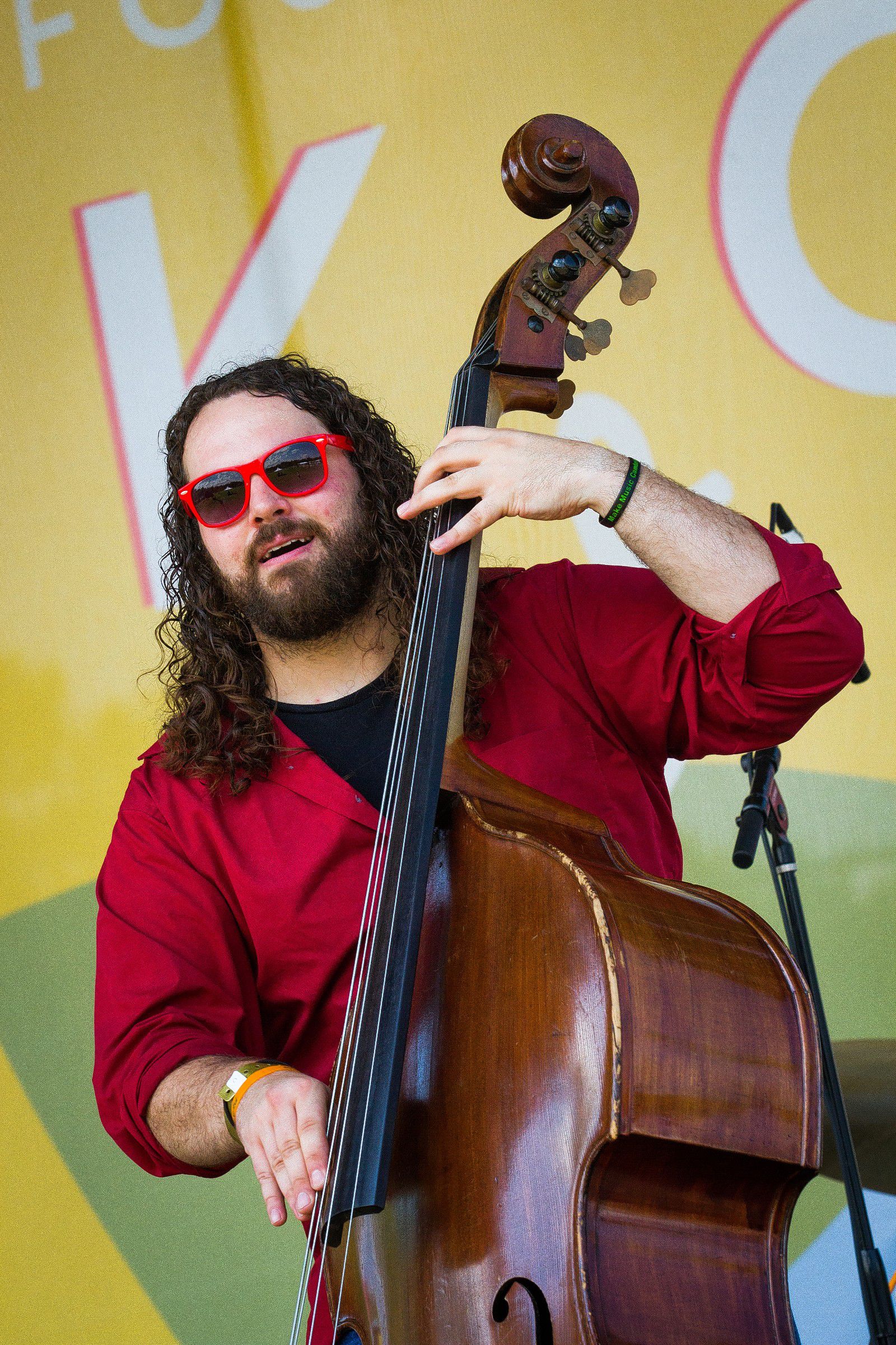 The Jordan Tirrell-Wysocki Trio performs on the main stage at Rock on Fest at White Park in Concord during Concord City Celebration Week on Saturday, Aug. 15, 2015.  (ELIZABETH FRANTZ / Monitor staff) ELIZABETH FRANTZ