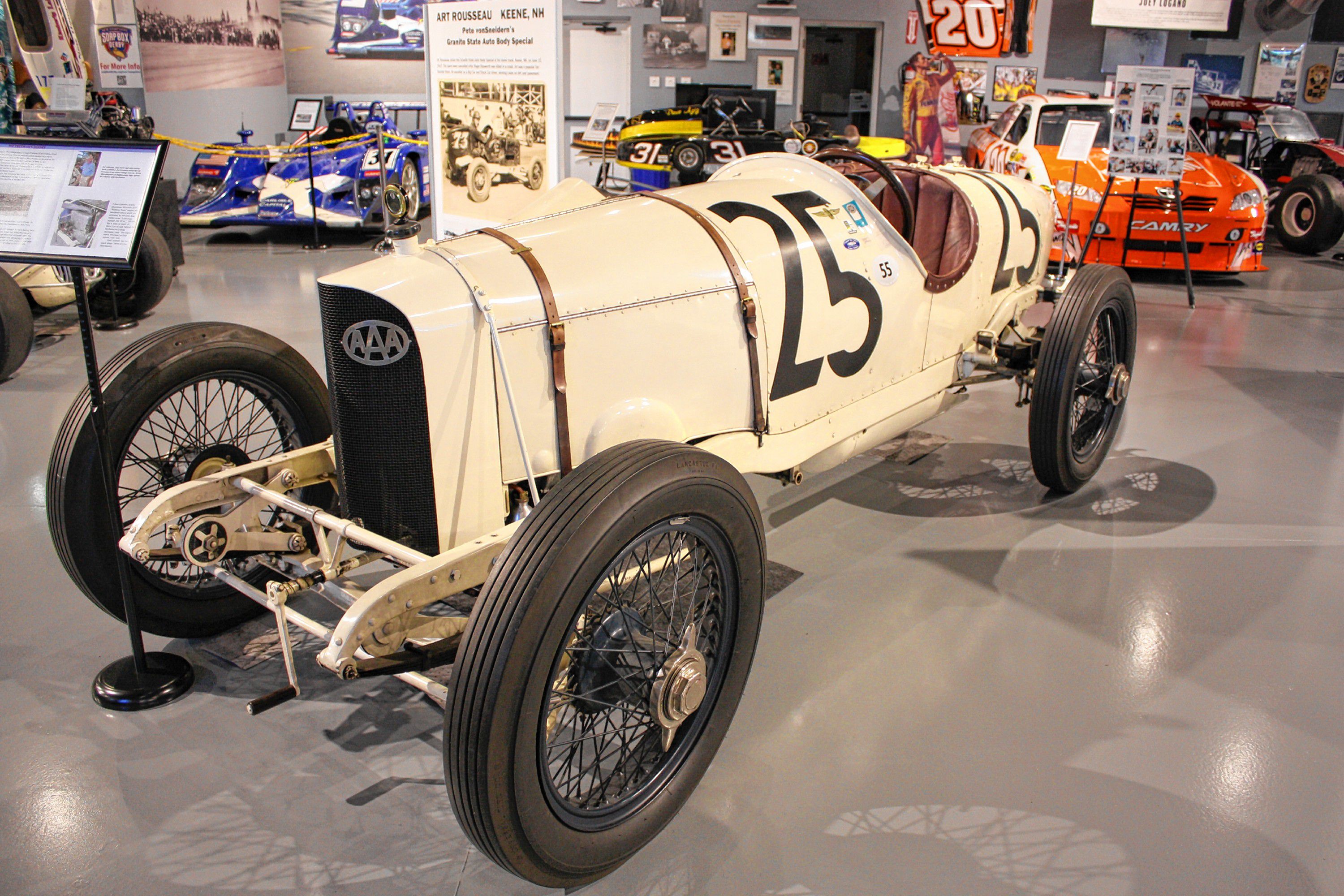 This 1915 Dusenberg is the oldest and most valuable car at the North East Motor Sports Museum. Owned by one of the board members, the car is worth between $6 million and $10 million, museum president Dick Berggren said. JON BODELL / Insider staff