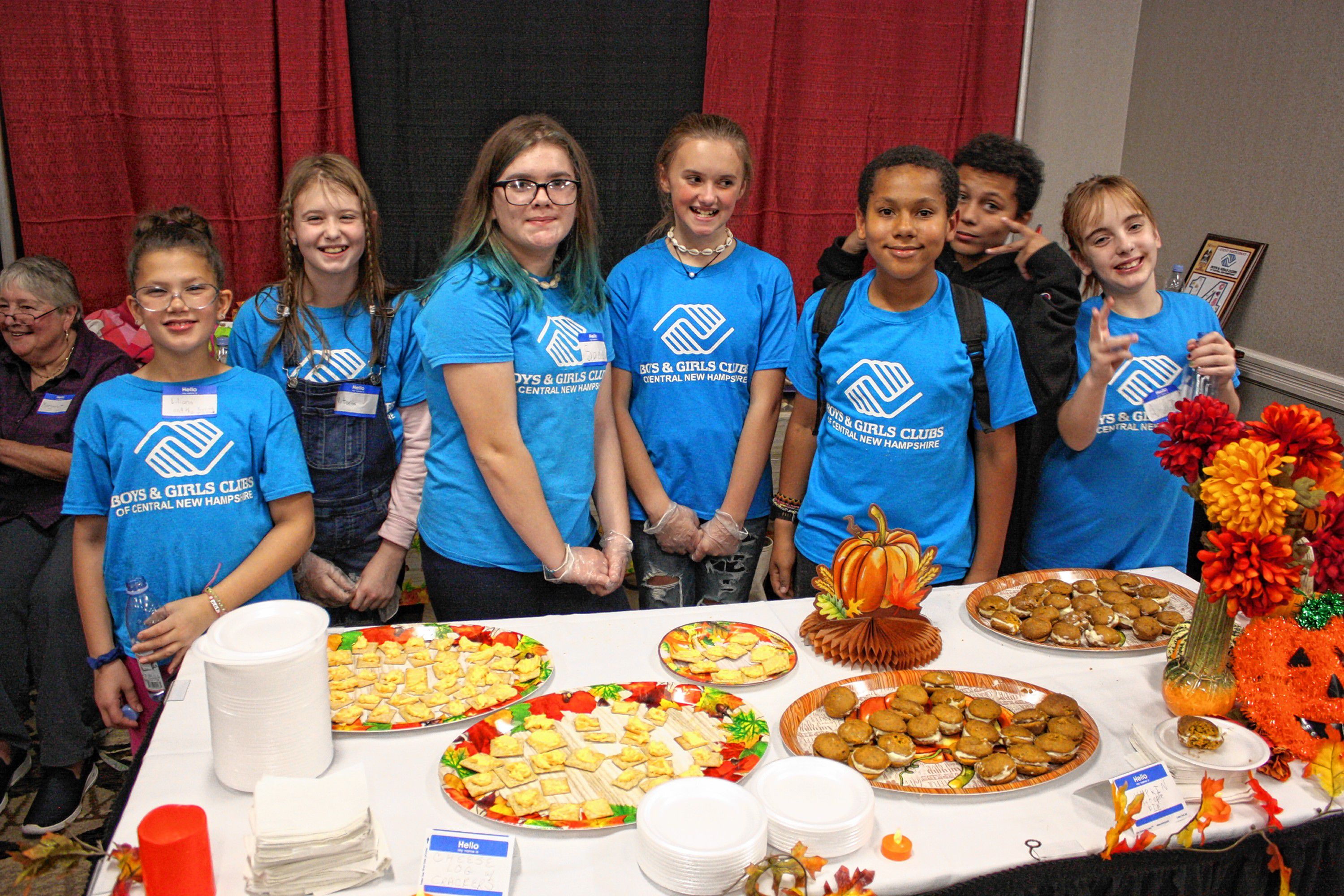 From left: Liliana Ketcham, Victoria Brown, Sadie Sullivan, Layla Young,  Marcus Day, Michael Day and Amelia