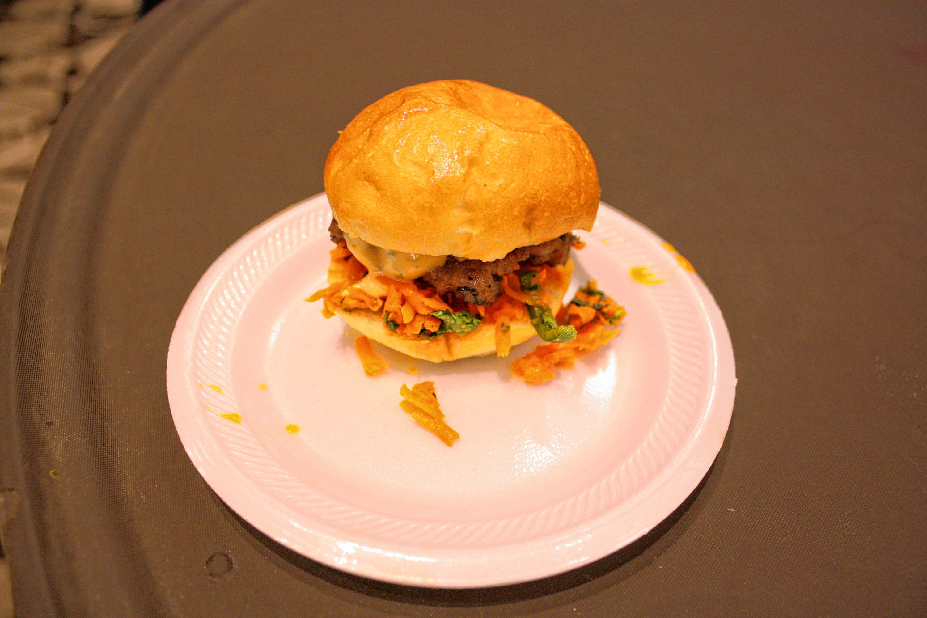 A banh mi burger from Lakehouse Tavern. JON BODELL / Insider staff