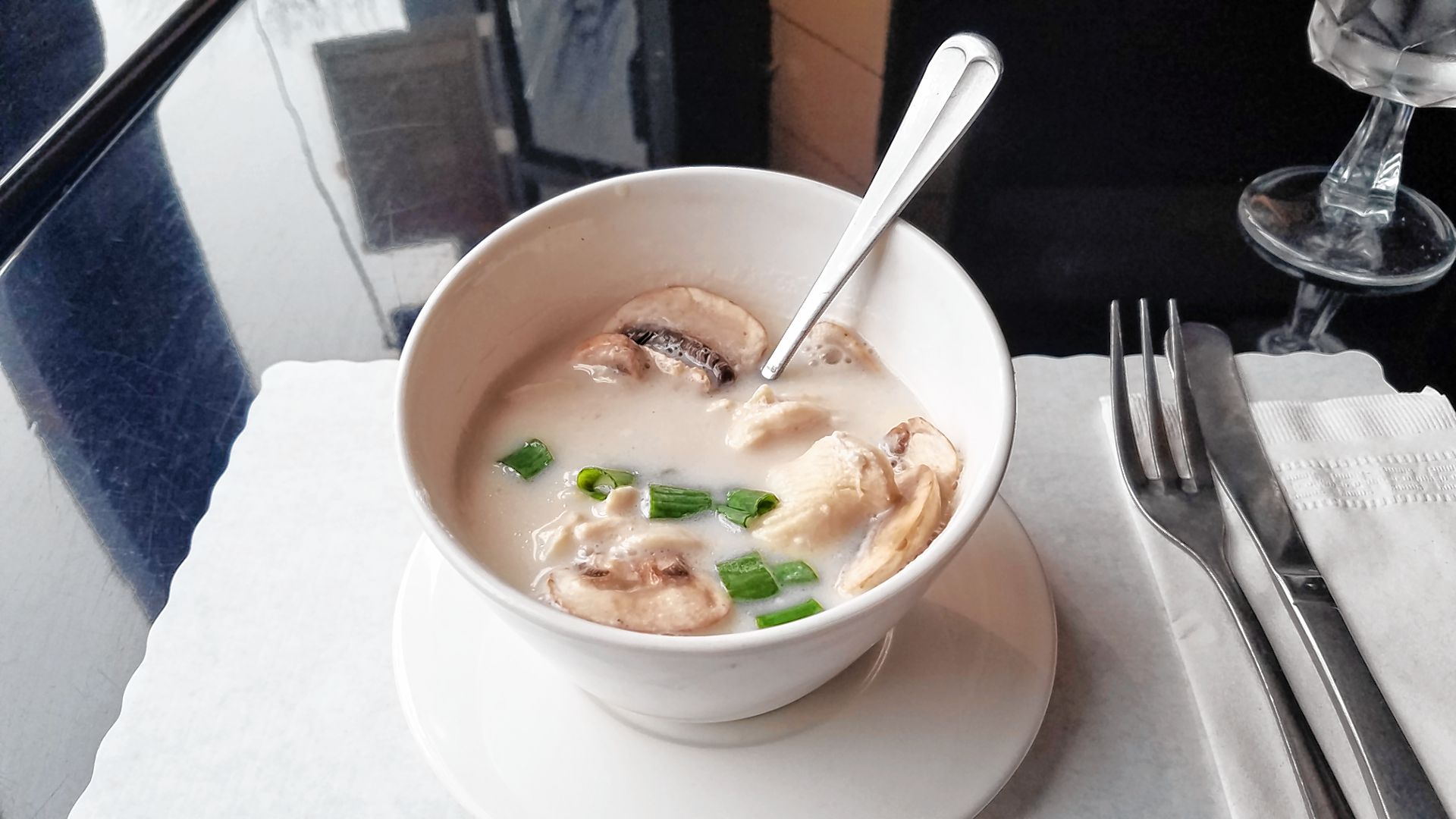 Chicken coconut soup from Siam Orchid Thai Bistro.  THE FOOD SNOB / Insider staff