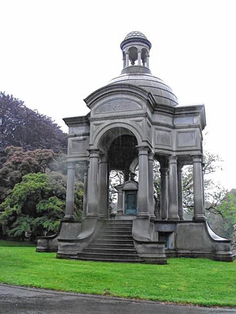 William Foster tomb at Woodlawn Cemetery in New York.  