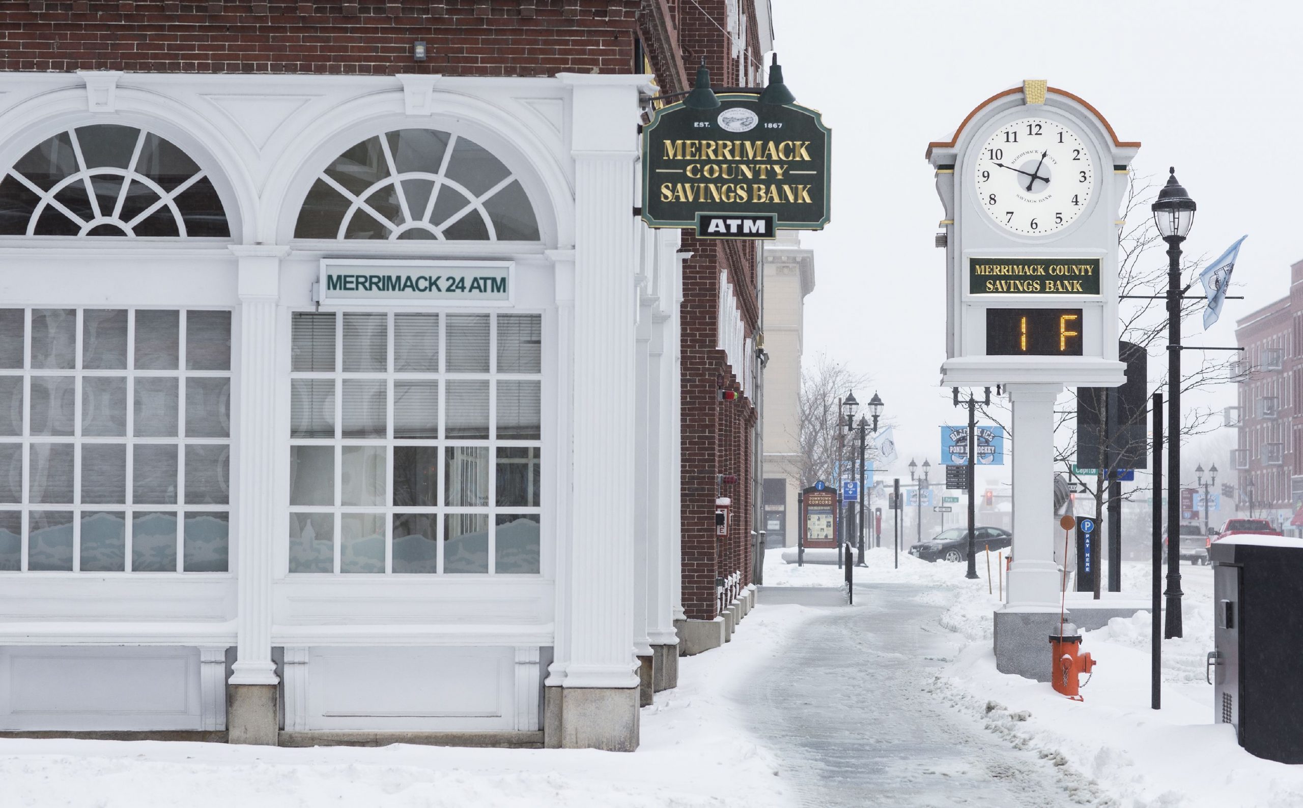 The Merrimack County Savings Bank branch on Main Street in downtown Concord. 