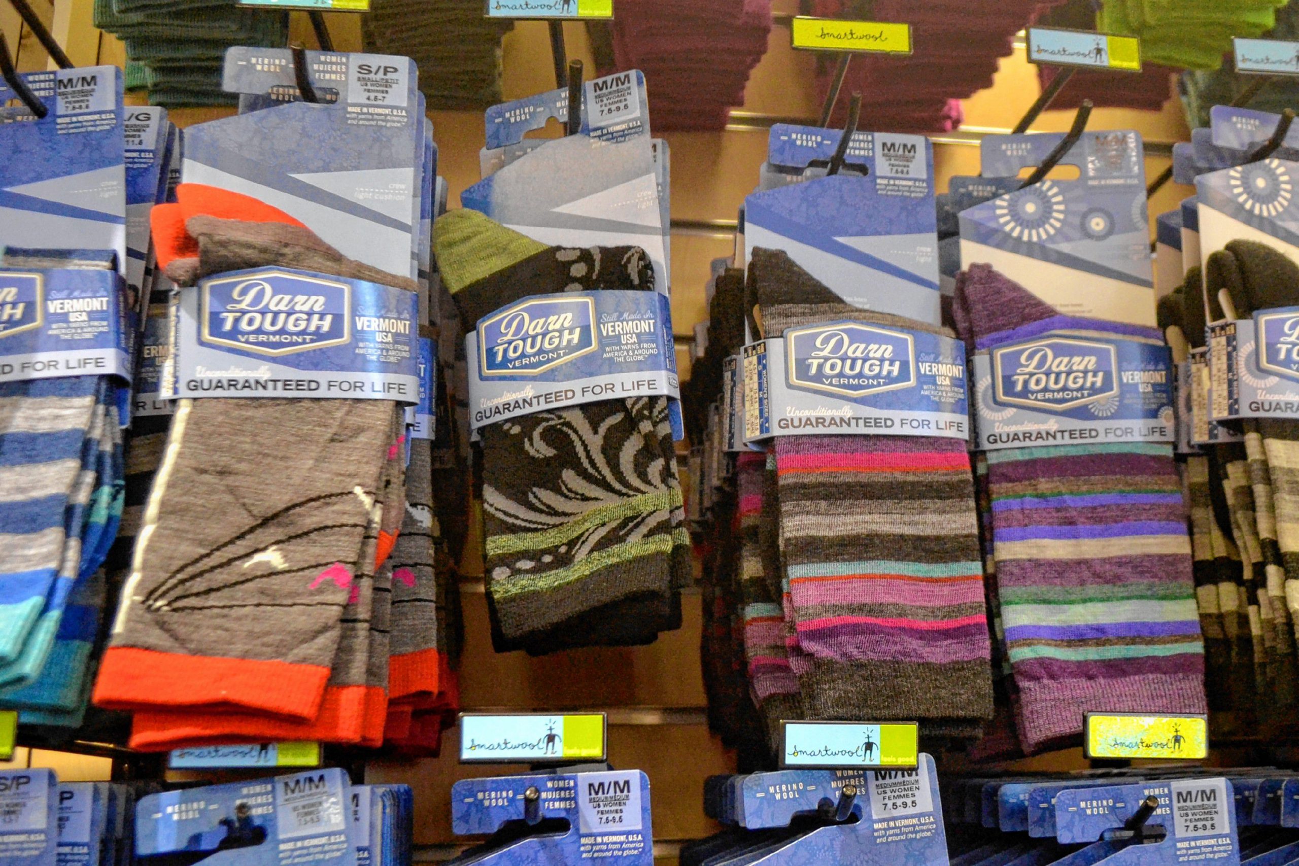 Not just shoes, but you can find socks at Joe King’s, too.