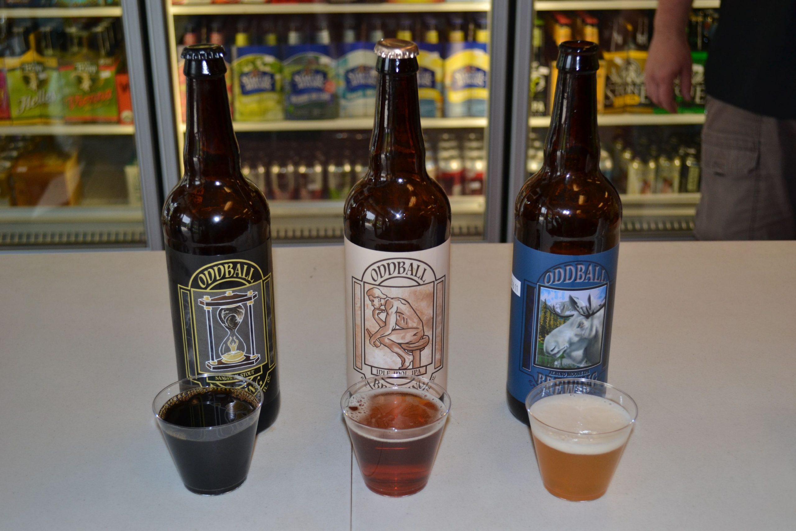 We stopped in to the Oddball Brewing Company tasting at Barb's Beer Emporium last Thursday. Tim Goodwin