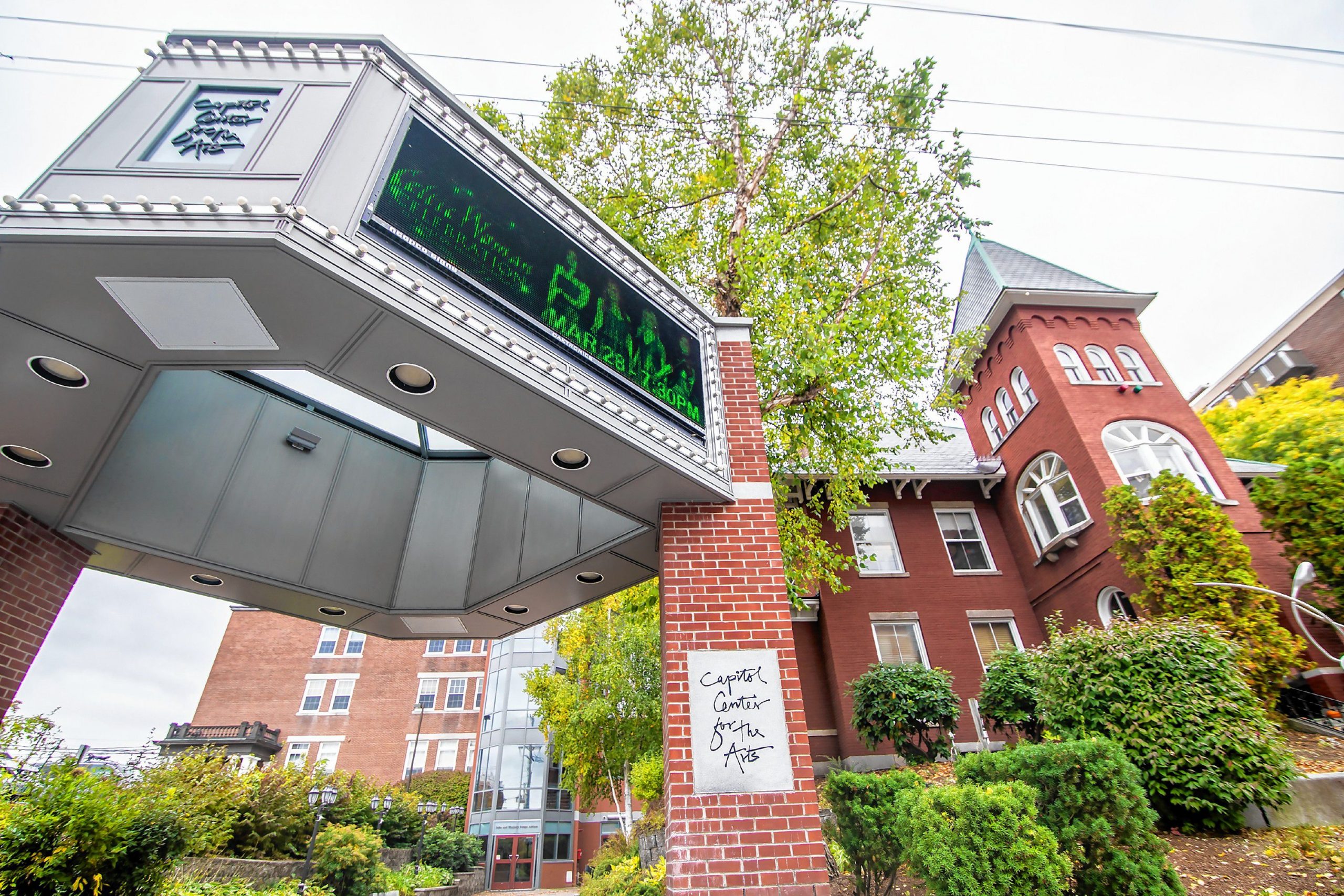 The front of the Capitol Center For the Arts on South Main Street in Concord. GEOFF FORESTER