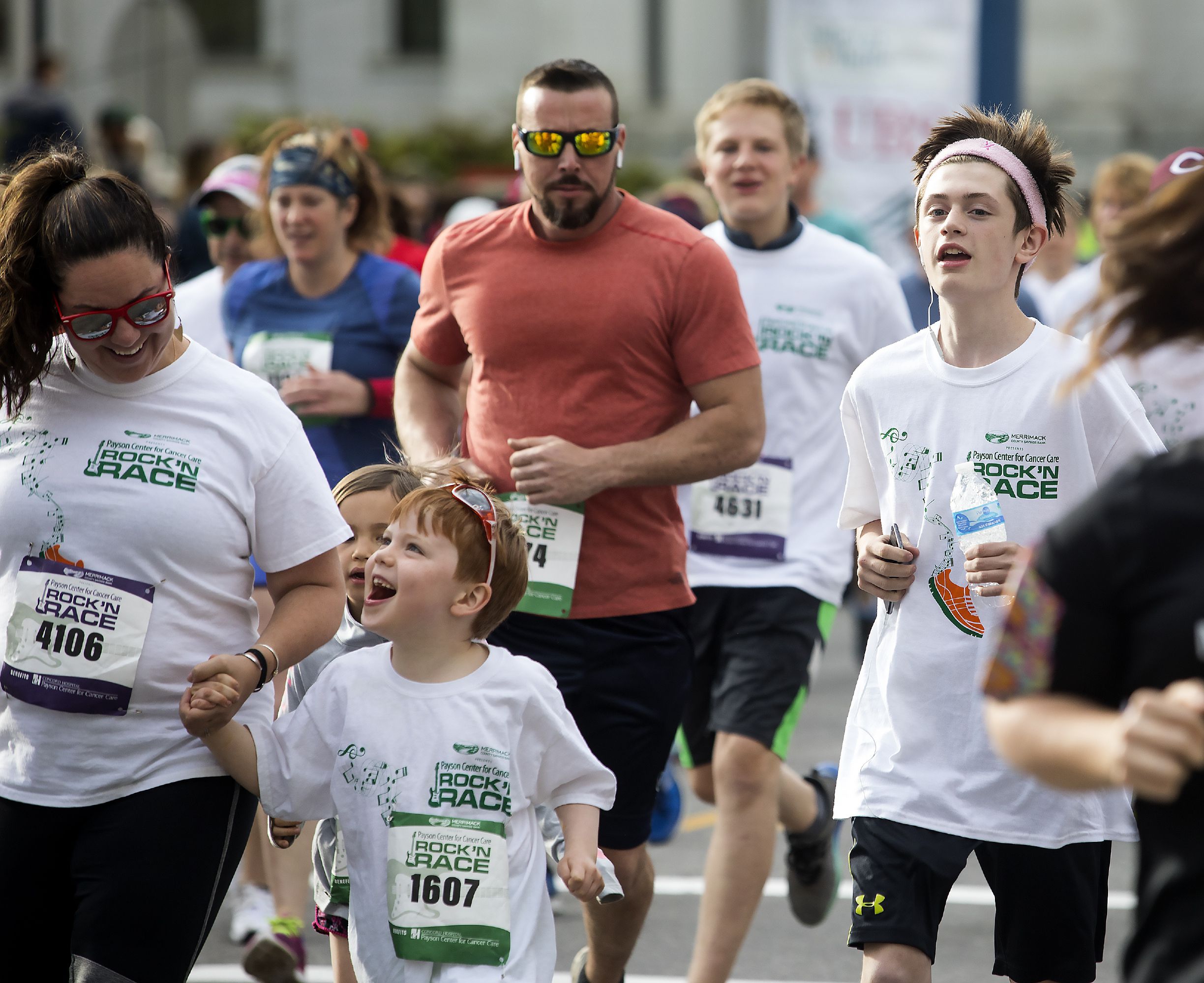 Runners at the start of the 2019Â Payson Center for Cancer Care's Rock 'N Race in downtown Concord on Thursday, May 16, 2019. The Concord Hospital event has raised more than $3.5 million dollars for Cancer Care since 2003.  