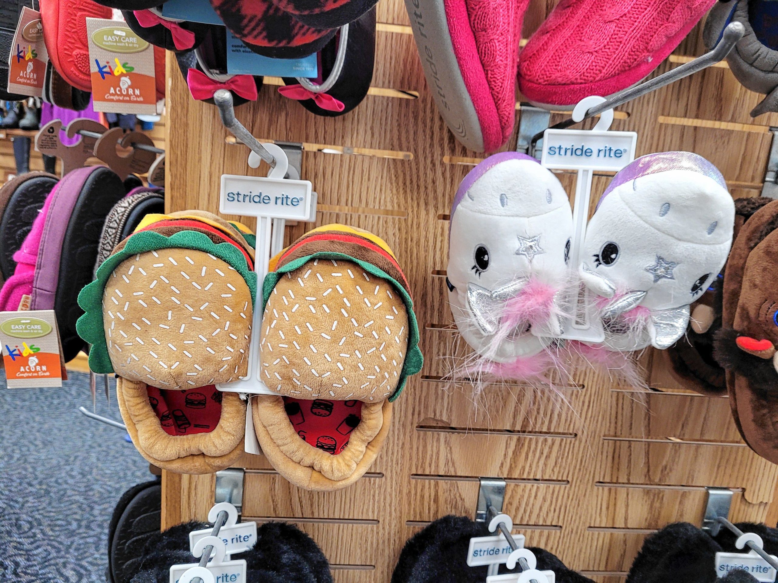 Striderite children's slippers at Joe King's Shoe Store Sarah Pearson