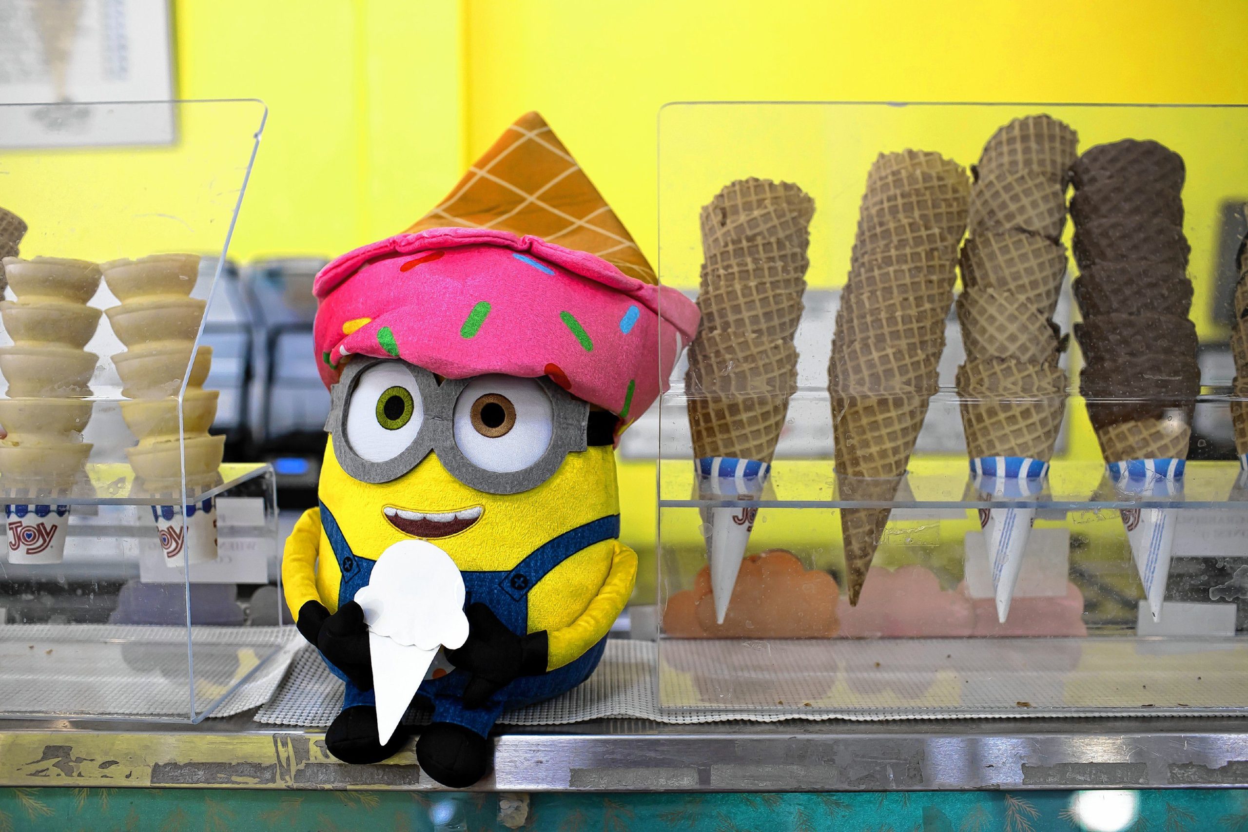 The ice cream bar at Granite State Candy in downtown Concord. GEOFF FORESTER