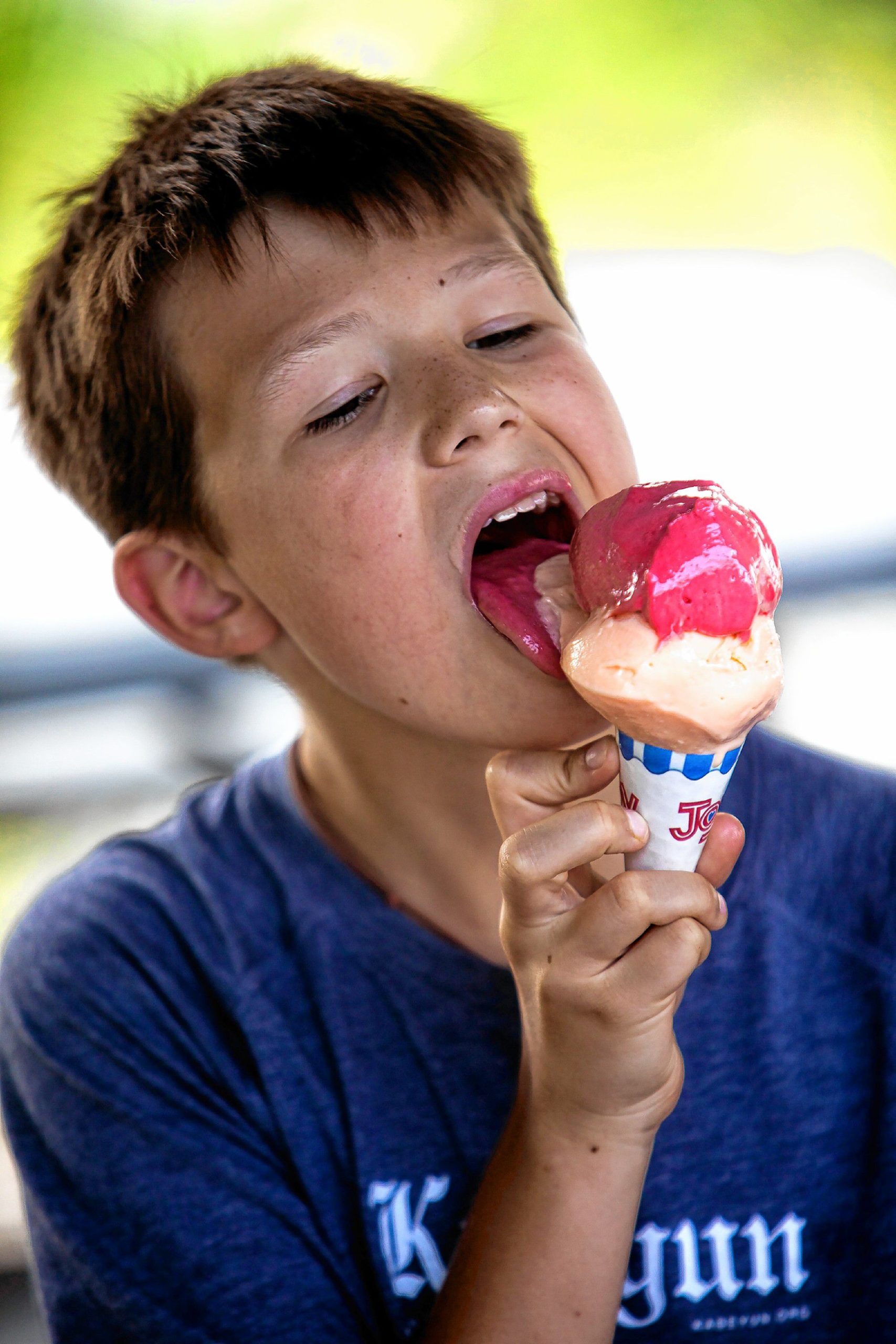 The Richardson farm in Boscawen concentrates on making high quality ice cream and pies with three full-time employees and a collection of part-time help. Jim Richardsonâs family started the tradition of a dairy farm in the last century. GEOFF FORESTER