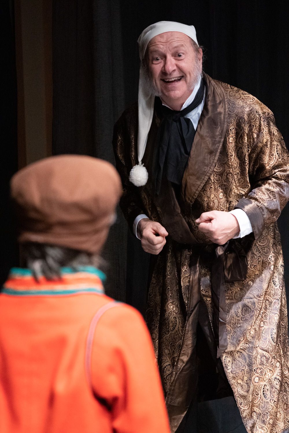 Erik Hodges plays Scrooge in the Hatbox adaptation of "A Christmas Carol."  