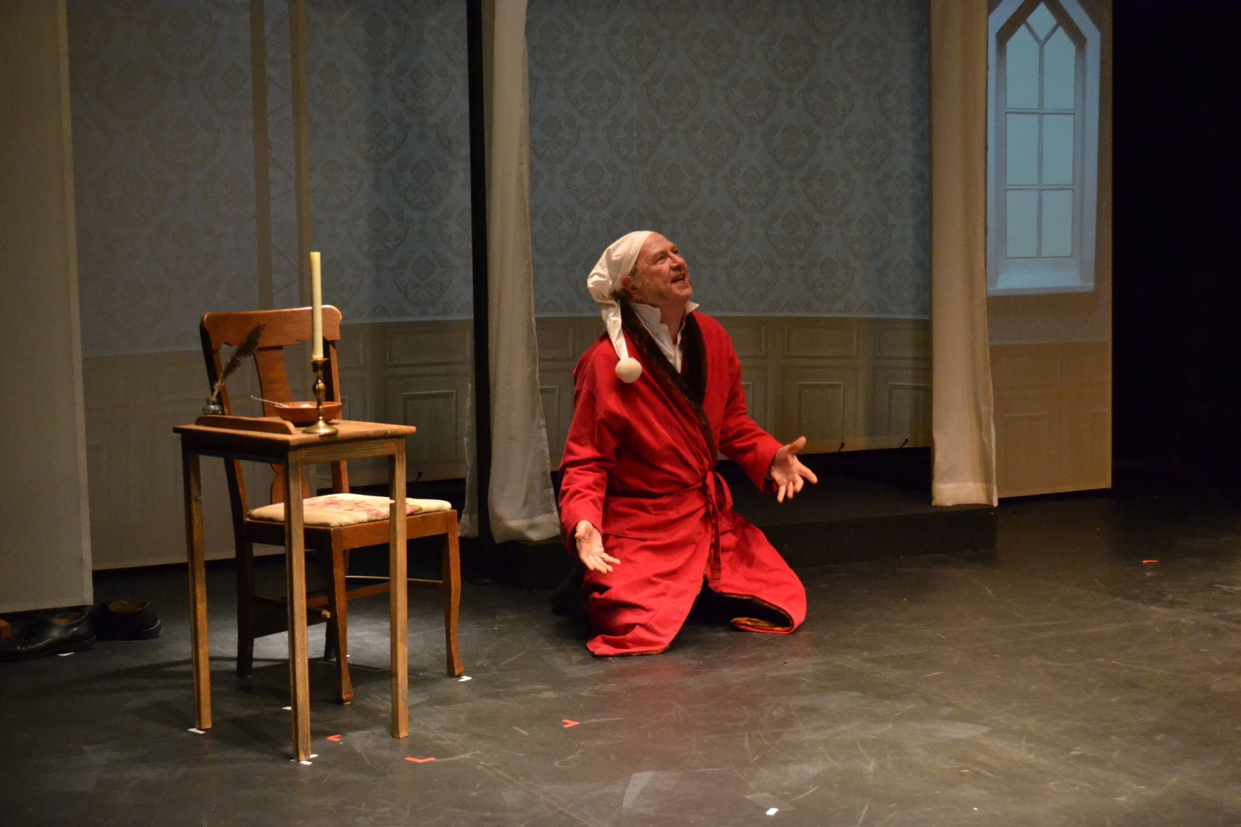 An original adaptation of Dickens' A Christmas Carol is currently showing at Hatbox Theatre through Dec. 18. Tim Goodwin