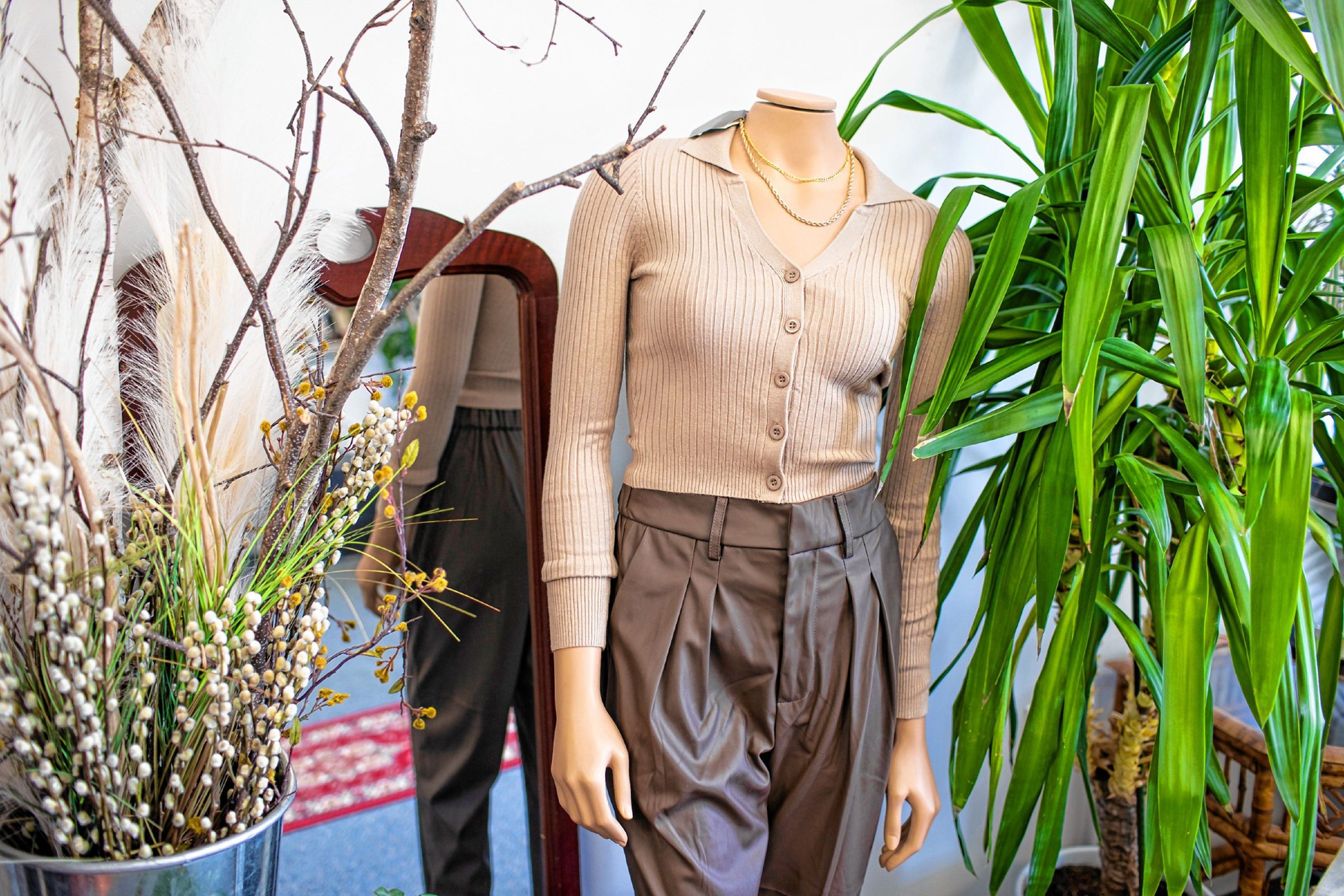 Clothing on the rack at Lilise Designer Resale, a vintage and designer consignment store on North Main Street. GEOFF FORESTER