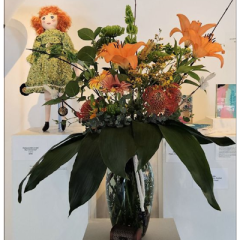 Art & Bloom brings vibrant art, flowers together